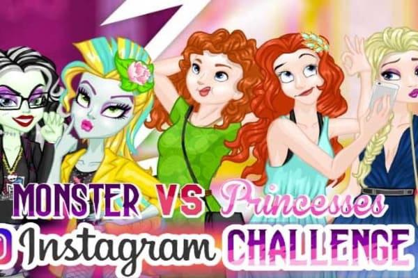 Monster Vs Princess Instagram Challenge games