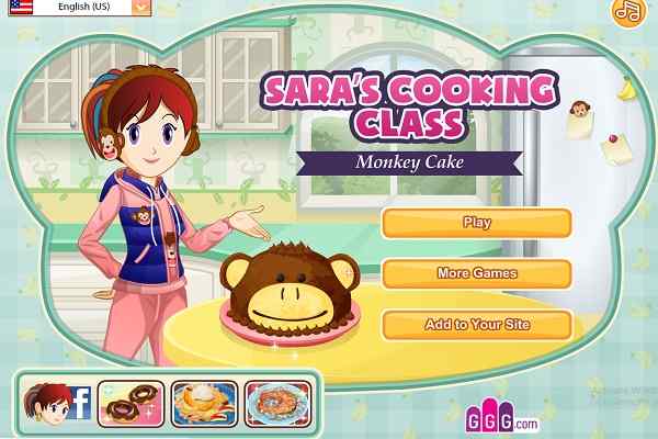 Monkey Cake Sara Cooking Class games