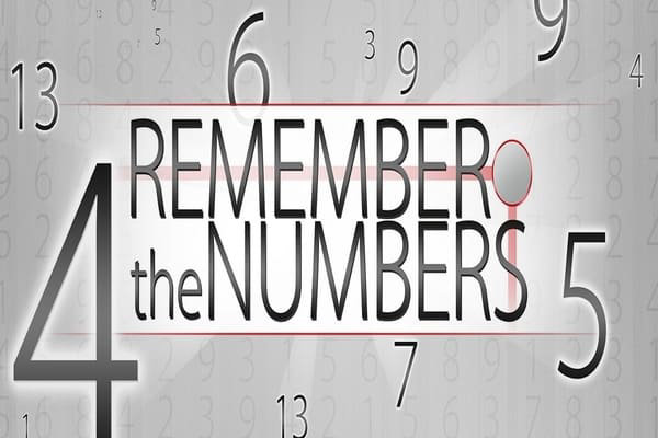 Remember the Numbers games