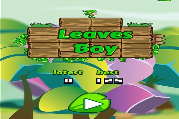 Leaves Boy games
