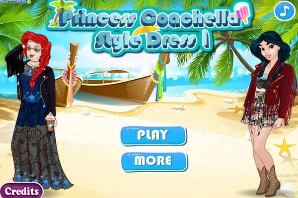 Princess Coachella Style Dress 1 games