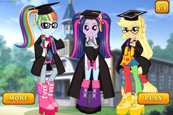 Equestria Girls Graduation Party games