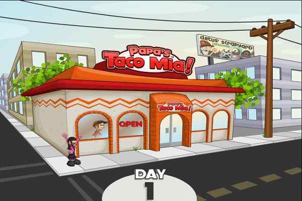 Papa&#146;s Taco Mia games