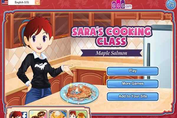 Maple Salmon: Sara&#146;s Cooking Class games