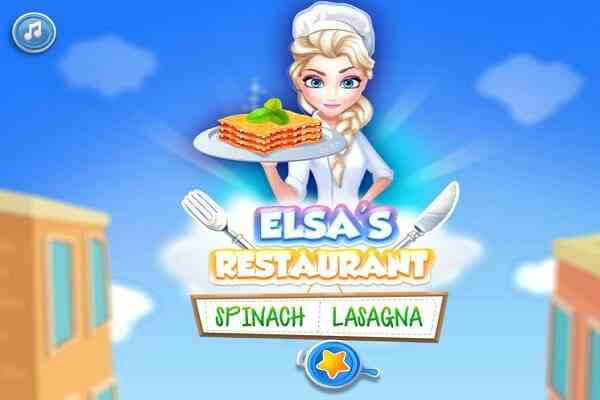Elsa Restaurant Spinach Lasagna games