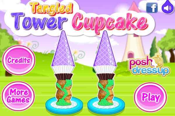 Tangled Tower Cupcake games