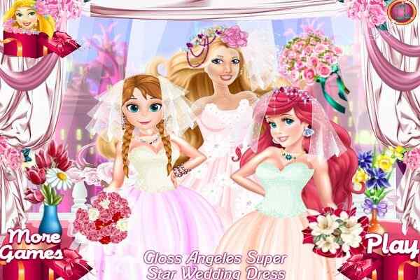Gloss Angeles Super Star Wedding Dress games
